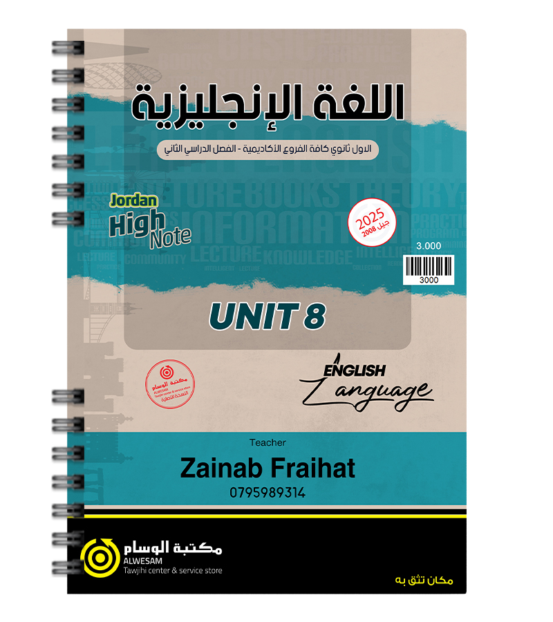 الوحدة الثامنة زينب فريحات 2008