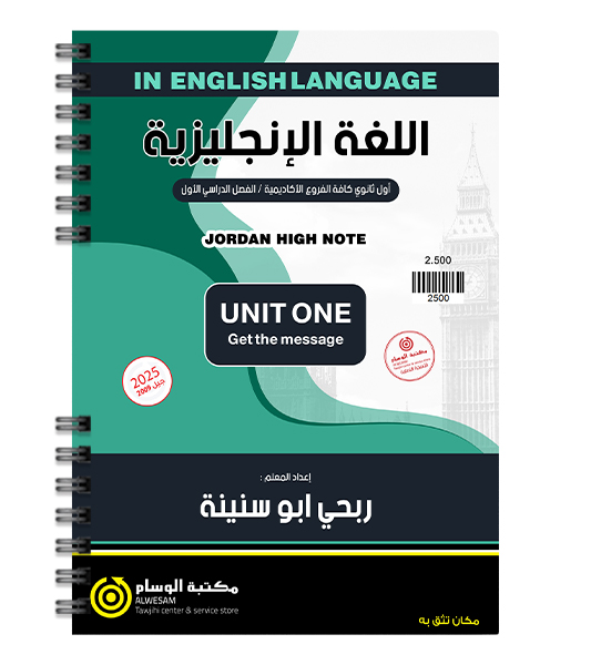الوحدة الاولى ربحي ابو سنينة 2009