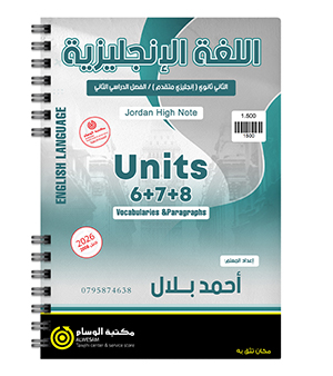 الوحدة السادسة و السابعة و الثامنة احمد بلال متقدم 2008