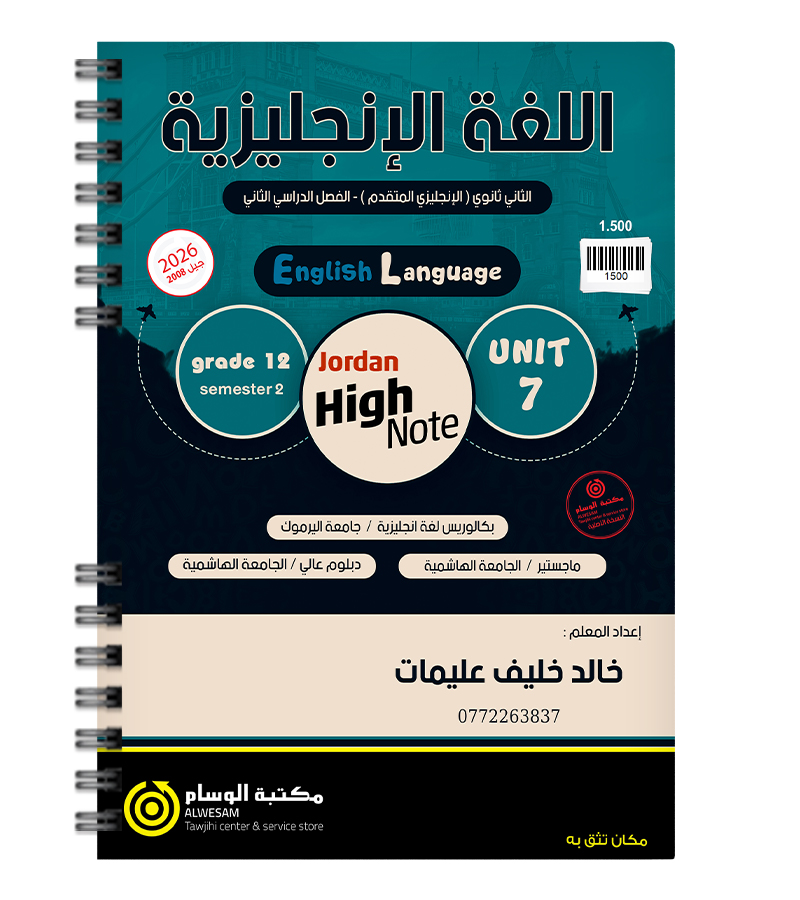 الوحدة السابعة خالد خلف عليمات متقدم 2008