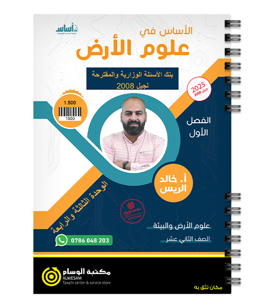 بنك الاسئلة الوحدة الثالثة و الرابعة خالد الريس 2008
