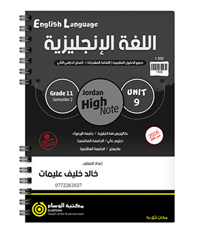 الوحدة التاسعة خالد خلف عليمات 2009