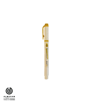 قلم تحديد برأسين (لون برتقالي)