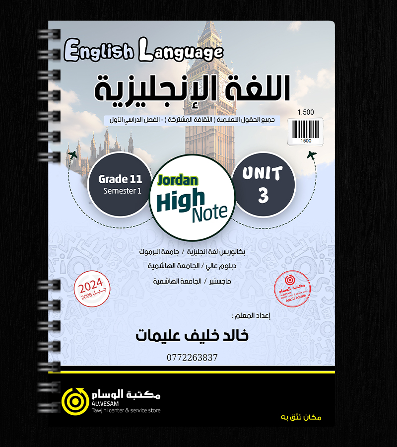 الوحدة الثالثة خالد عليمات 2008