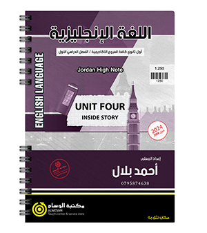 الوحدة الرابعة احمد بلال 2008