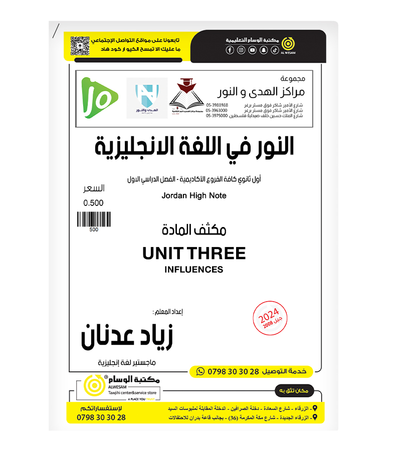 مكثف الوحدة الثالثة زياد عدنان 2008