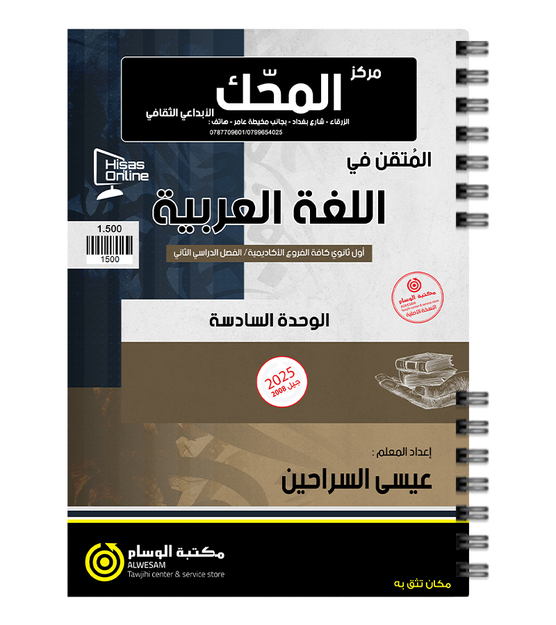 الوحدة السادسة عيسى السراحين 2008