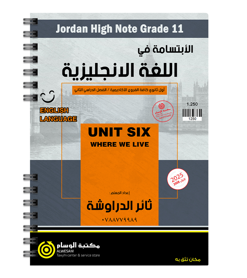 الوحدة السادسة ثائر الدراوشة 2008