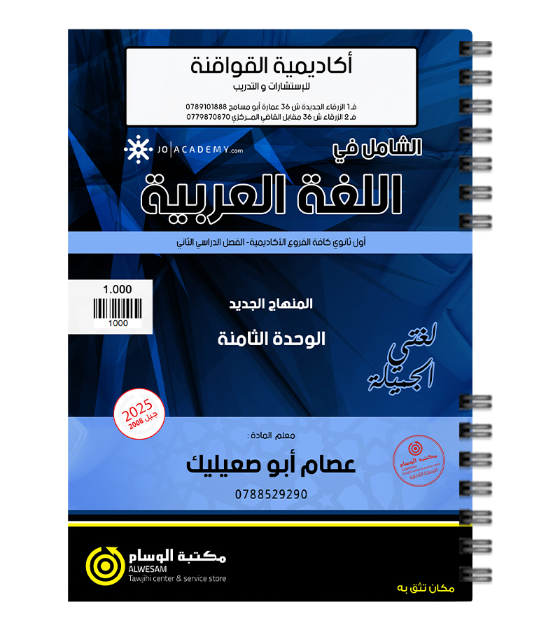 الوحدة الثامنة عصام ابو صعيليك 2008