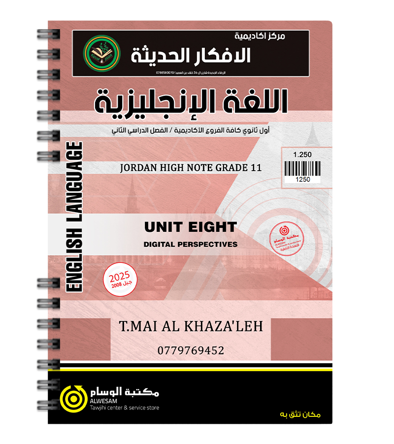 الوحدة الثامنة مي الخزاعلة 2008