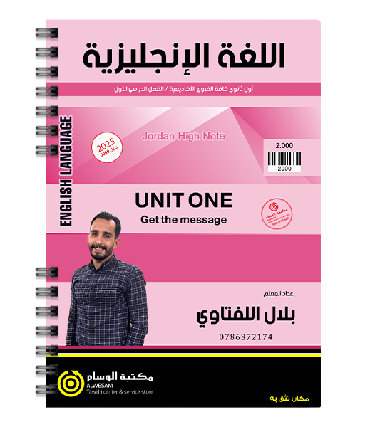 الوحدة الاولى بلال اللفتاوي 2009