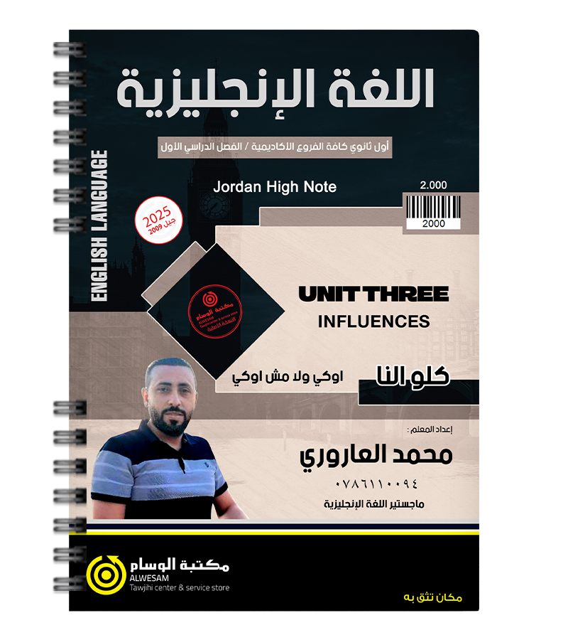 الوحدة الثالثة محمد العاروري 2009