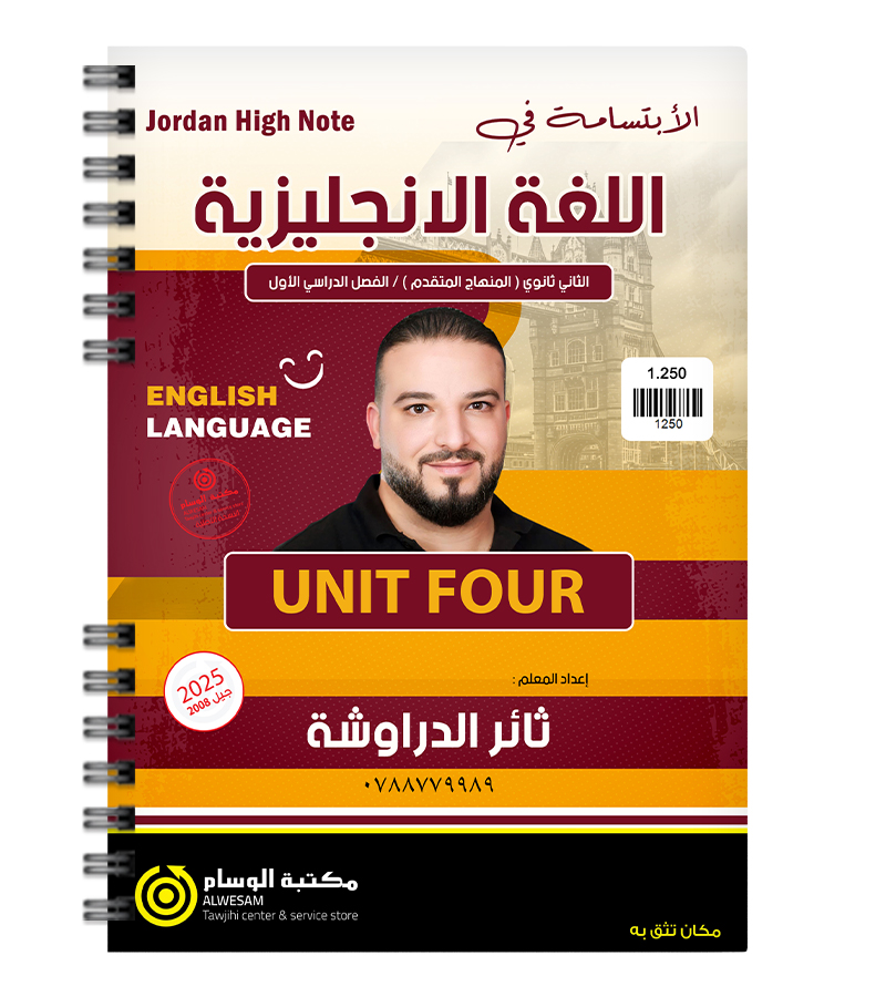 الوحدة الرابعة ثائر الدراوشة 2008