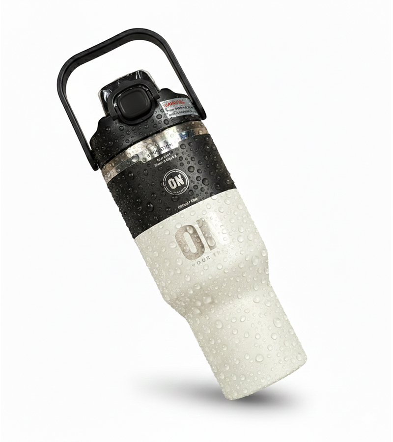 كوب ON ابيض مع بكج مخصص