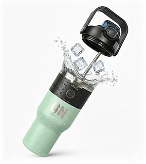 كوب ON أخضر(فستقي)  مع بكج مخصص