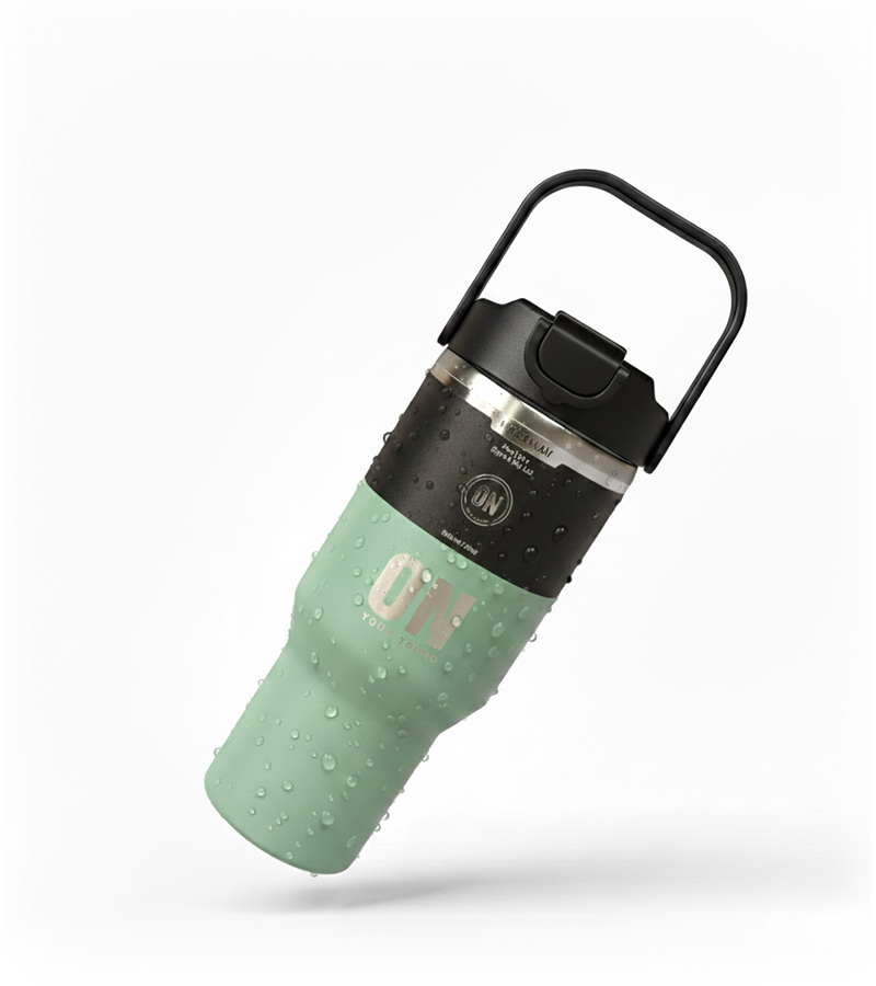 كوب ON أخضر(فستقي)  مع بكج مخصص