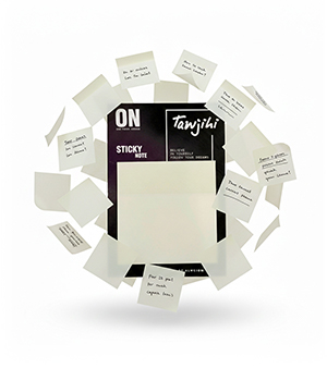 ورق ملاحظات شفاف ON